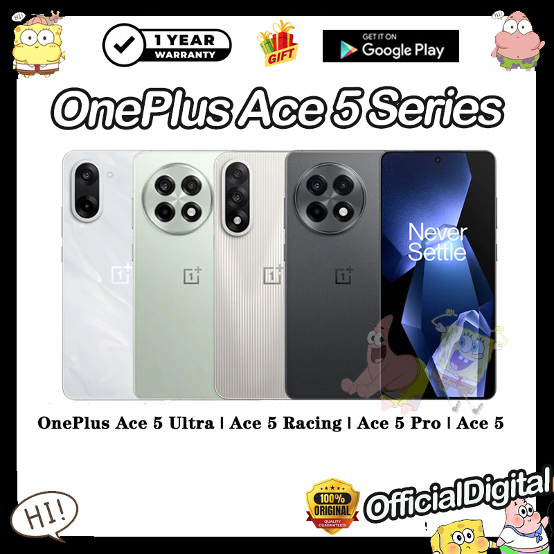 OnePlus Ace 5 Ultra Dimensity 9400+ OnePlus Ace 5 Pro OnePlus Ace 5 Racing OnePlus Ace 5 | สนับสนุนไ