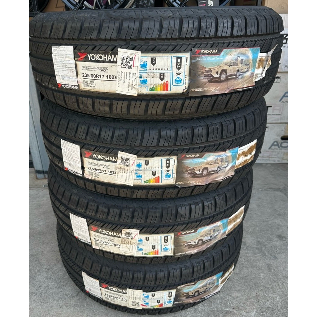 🚗🚕yokohama 235/60/17 g058 ยางใหม่ปี24