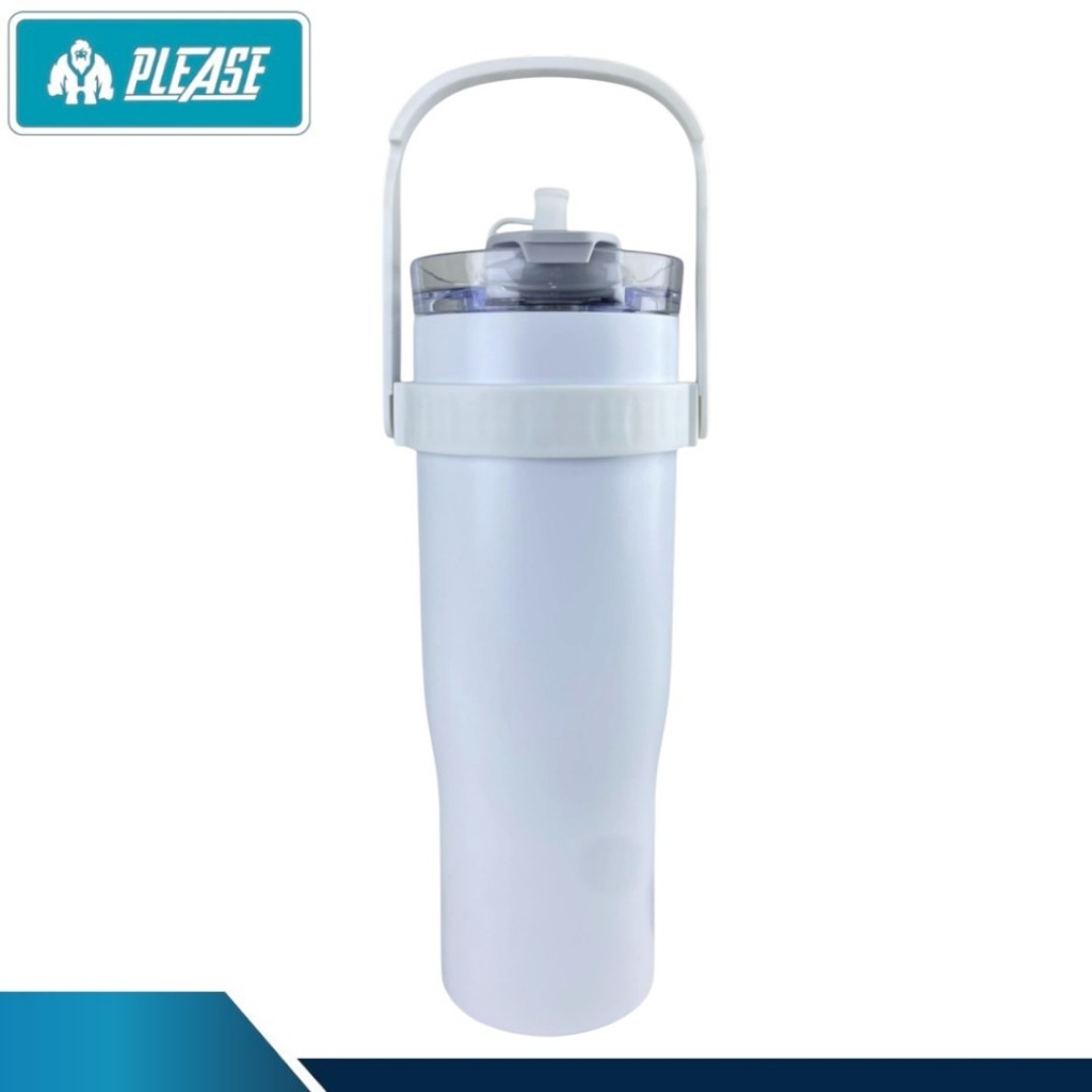 กระบอกน้ำเก็บความเย็น ขนาด1200 ml มาพร้อมหูหิ้วพรีออเดอร์ไม่เกิน 3 วัน เก็บความเย็น 8-16 ชั่วโมง พกพาง่าย ไม่เหมือนใคร ส - รูปที่ 4