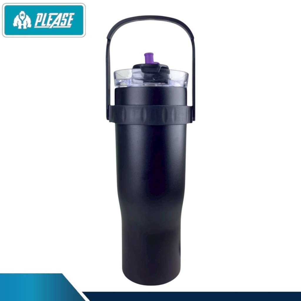 กระบอกน้ำเก็บความเย็น ขนาด1200 ml มาพร้อมหูหิ้วพรีออเดอร์ไม่เกิน 3 วัน เก็บความเย็น 8-16 ชั่วโมง พกพาง่าย ไม่เหมือนใคร ส - รูปที่ 2