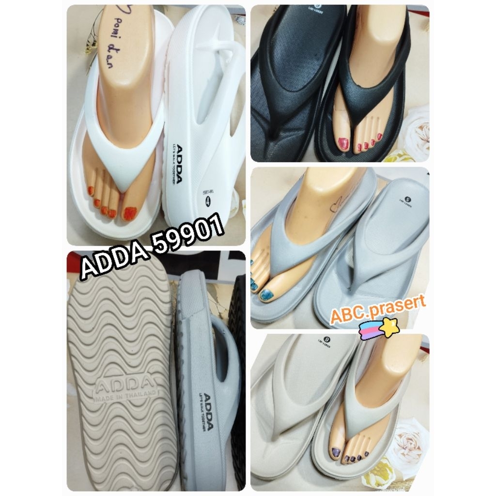 รองเท้า ADDA,58901(หญิง)แจ๋วไปเลย,เบา,ทน,นุ่ม,เกาะพื้น,59901 - รูปที่ 4