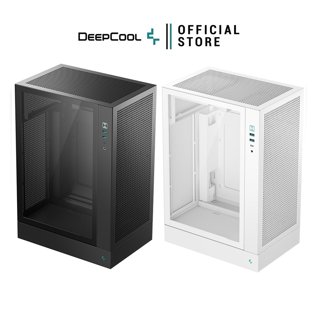 เคสคอมพิวเตอร์ DEEPCOOL - PC CASE M-ATX CH170 PLUS / CH170 PLUS WHITE รับประกันสินค้า 1 ปี