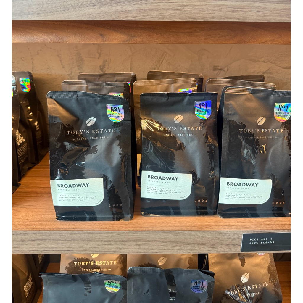 ☕️พร้อมส่งจากไทย☕️ เมล็ดกาแฟ TOBY’s ESTATE Coffee Roasters ร้านกาแฟที่ดีที่สุดในโลก ปี2025 นำเข้าจากออสเตรเลีย🇦🇺