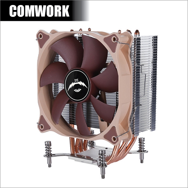 พัดลม ซีพียู BROWN Intel LGA 2011 2011-3 2066 X79 X99 X299 4U FAN CPU COOLER PROCESSOR DUAL XEON