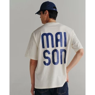 maison KEEPS | The Oversized Ink Logo Tee | Unisex | เสื้อยืด ทรง oversized ผ้านุ่มพิเศษ | มีให้เลือก 5 Size