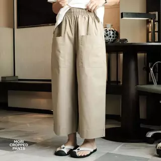 Mori Cropped Pants – กางเกงขากระบอกใหญ่ สไตล์ญี่ปุ่น