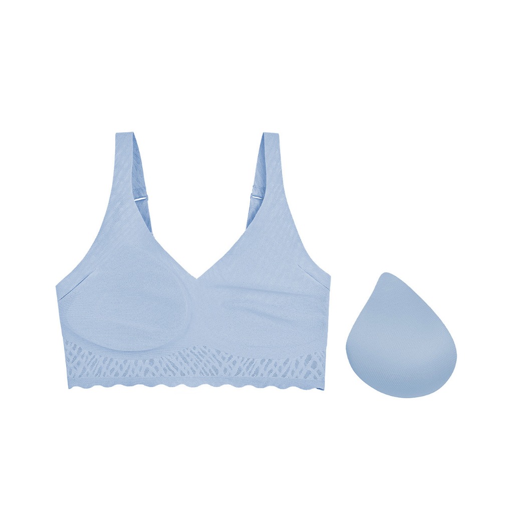 sloggi เสื้อชั้นใน smart bra รุ่น sloggi ZERO Feel Bliss BraletteAX R รหัส 10222201 สีเทา 00PP — صورة 3