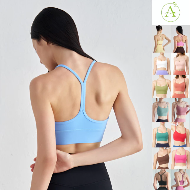✨เพิ่มสีพาสเทลใหม่✨YOGA-617 (WX1219) เสื้อบราโยคะ สปอร์ตบราฟิตเนส ออกกำลังกาย Sport Bra เว้าหลังรูปตัว Y ทรงสวยใส่สบาย