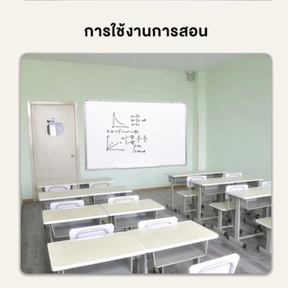 ไวท์บอร์ด Whiteboard 2ด้าน กระดานไวท์บอร์ด กระดานเขียนลบสามารถออกใบเสร็จรับเงินได้ มีหลายขนาด สำหรับสำนักงานและห้องเรียน