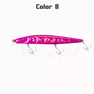 เหยื่อตกปลาสาก 14cm 26g Sinking minnow เหยื่อตกปลา ทะเล ชายฝั่ง เหยื่อปลั๊ก R170