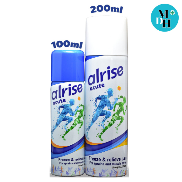 Alrise acute ออลไรซ์ อะคิวท์ สเปรย์เย็น บรรเทาปวด 100 ML (21543) 200 ML (21544)