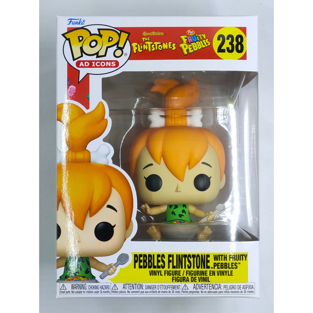 Funko Pop Flinstone - Pebbles Flinstone with Fruity Pebbles #238