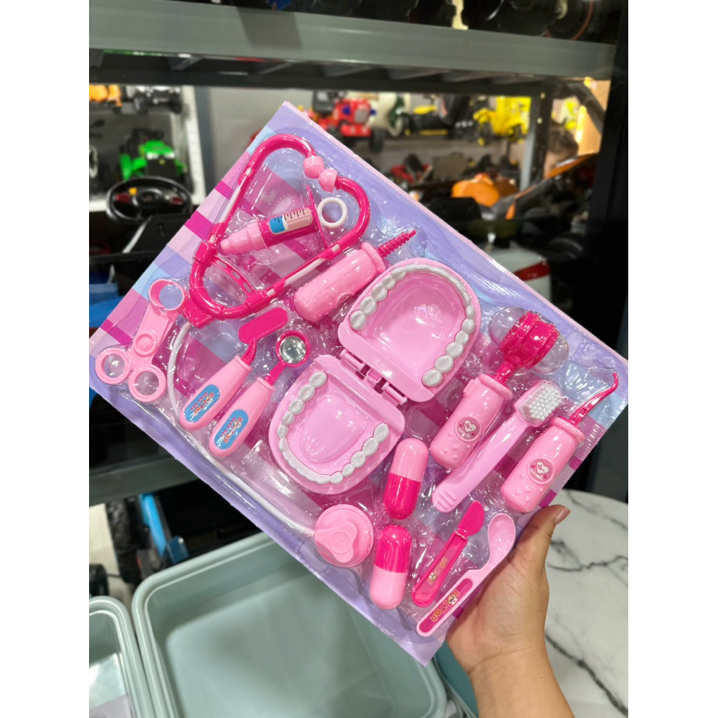 ของเล่นจำลองคุณหมอ ชุดคุณหมอฟัน ของเล่นหมอพยาบาล พร้อมอุปกรณ์ ของเล่นจำลอง ของเล่นเด็ก No.6002-2(100)