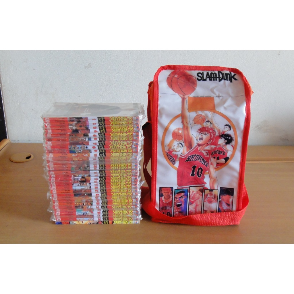 หนังสือการ์ตูน กระเป๋า Slamdunk Slam Dunk สแลมดังก์ เล่ม 1-31 ครบจบ ผลงานของ Takehiko Inoue (มือสอง 