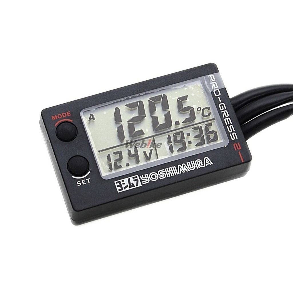 YOSHIMURA มิเตอร์วัดอุณหภูมิ วัดโวลต์ นาฬิกา รุ่น PRO-GRESS2