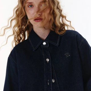 CHUUCHOP - Bambi Denim Shirt แจ็คเก็ตยีนส์แขนยาว(C8399)