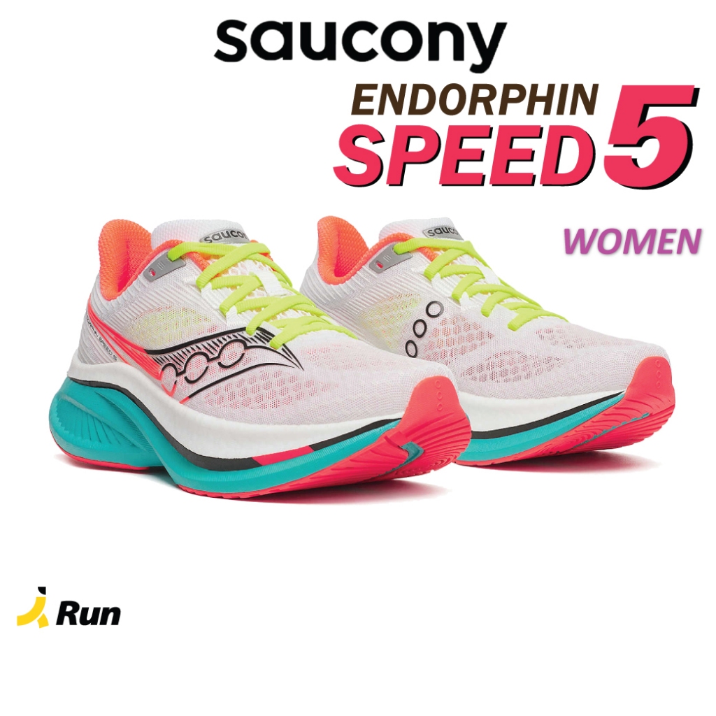 Saucony Women's Endorphin Speed 5 รองเท้าวิ่งผู้หญิง Bananarun
