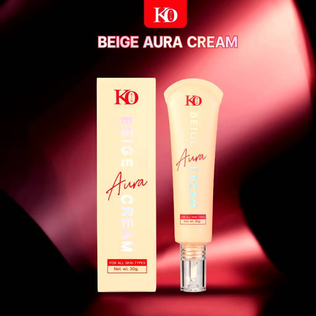 เบส ทาหน้า (ออร่า) Beige Aura Cream Korich 30 กรัม