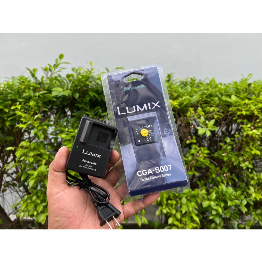 แบตกล้อง & แท่นชาร์จ Panasonic CGA-S007 CGA-S007A/1B CGA-S007E CGR-S007 DMW-BCD10 DMW-BCD10E DMW-BCD
