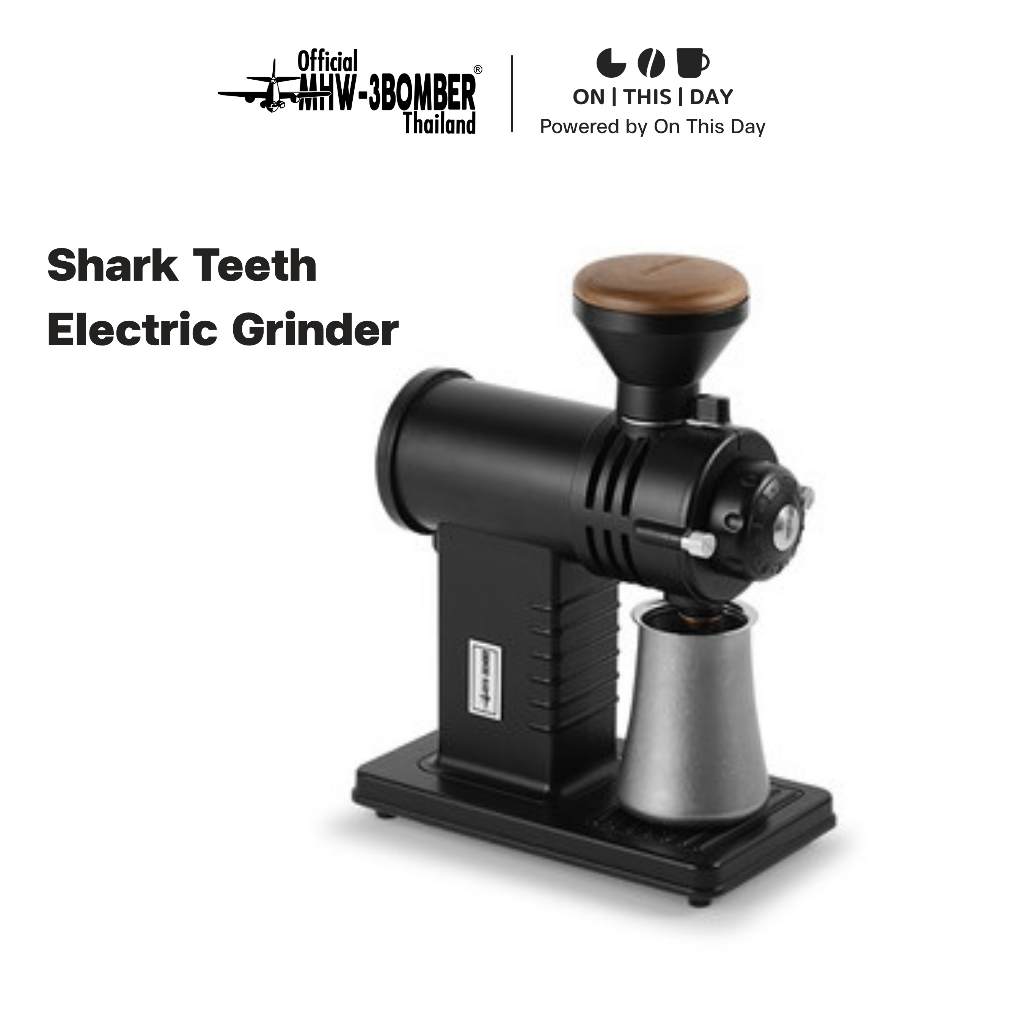 MHW-3BOMBER Shark Teeth Electric Coffee Grinder เครื่องบดกาแฟไฟฟ้า