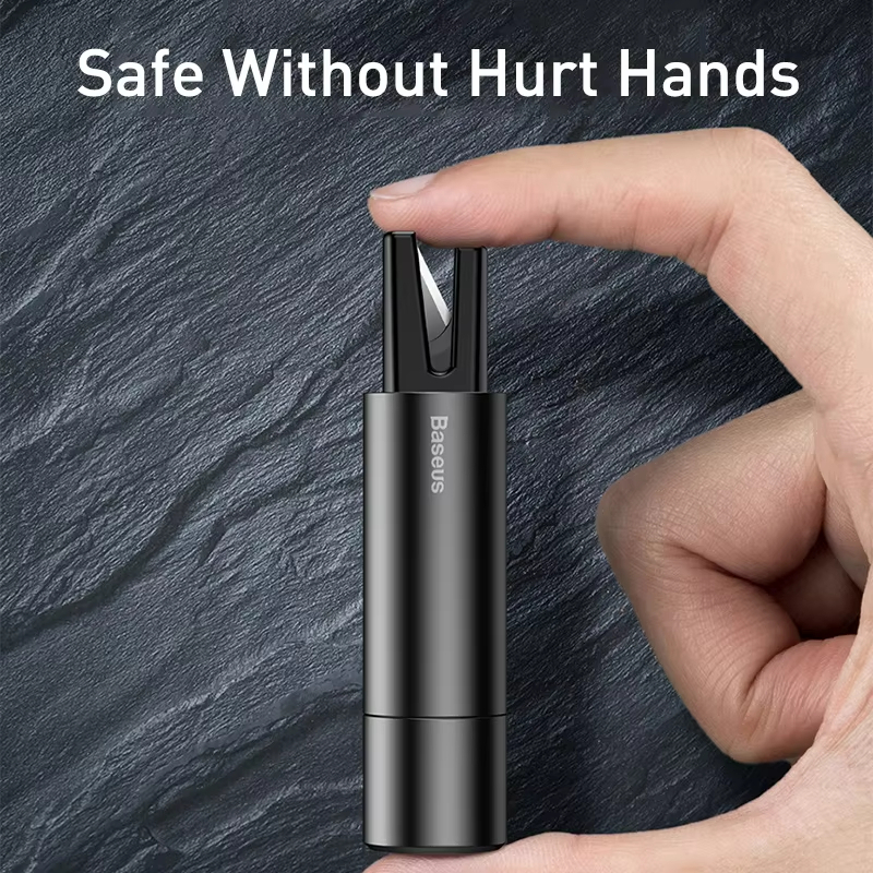 Baseus ค้อนนิรภัย รุ่น Sharp Tool Safety Hammer ค้อนทุบกระจกรถยนต์ 2-in-1 ที่ตัดสายเข็มขัดนิรภัย ค้อนทุบกระจกรถยนต์ฉุกเฉ - รูปที่ 5