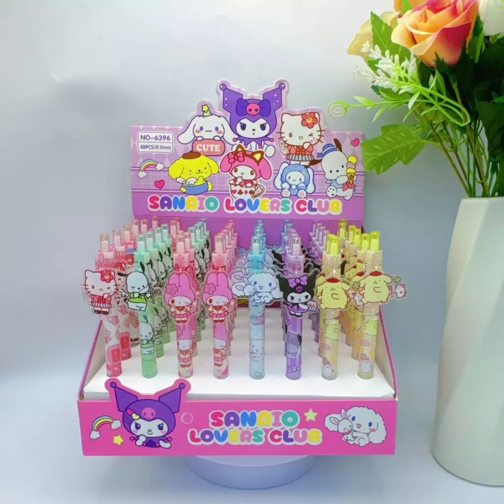 ปากกา 48 ด้าม พร้อมส่งจากไทย ไม่ต้องรอนาน ปากกา ยกบ็อก 48 ด้าม ลายน่ารัก ปากกาหมึกน้ำเงินเขียนลื่น