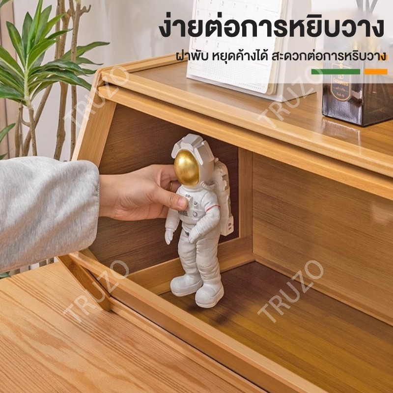 ตู้เก็บของไม้ไผ่ ตู้เก็บของอเนกประสงค์ วางซ้อนกันได้ ดีไซน์เรียบง่าย แข็งแรงทนทาน ความจุขนาดใหญ่ - รูปที่ 7