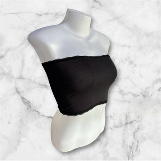 เกาะอกขอบลูกไม้ (ผ้าคอตตตอน) ซับใน กันโป๊ ผ้าคอตตอนยืดได้