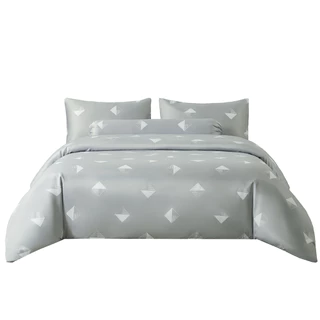 ibed ผ้าปูที่นอนเย็น นุ่มลื่น ป้องกันไรฝุ่น กันขนสัตว์ Adaptive Cool Silk พิมพ์ลาย Prisma Silver