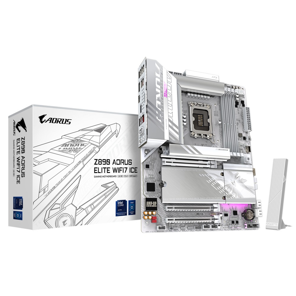 GIGABYTE Z890 AORUS ELITE WIFI7 ICE INTEL LGA1851 Motherboard เมนบอร์ด
