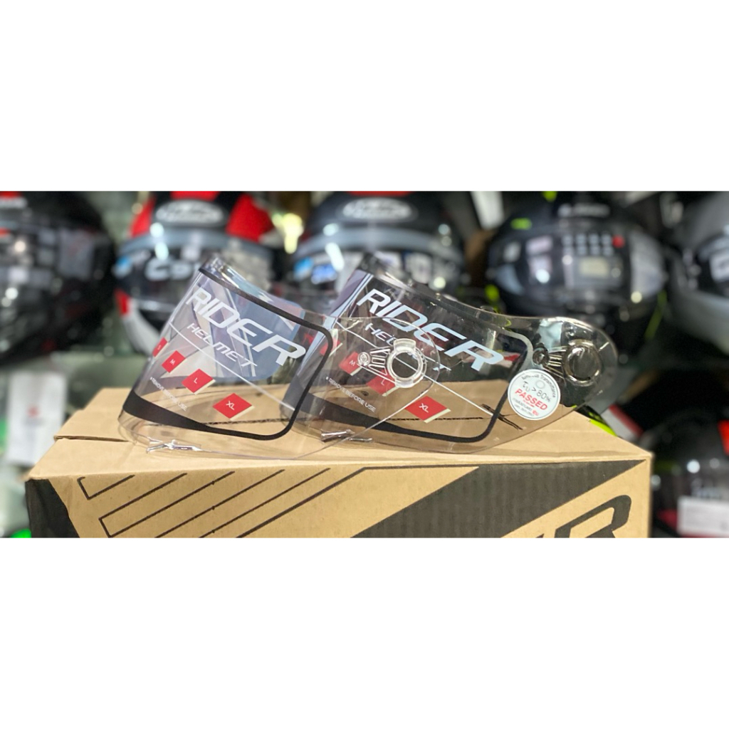 ชิลด์หน้า อะไหล่หูยึด หน้ากากหมวกกันน็อค RIDER R1N ตัวใหม่ล่าสุด