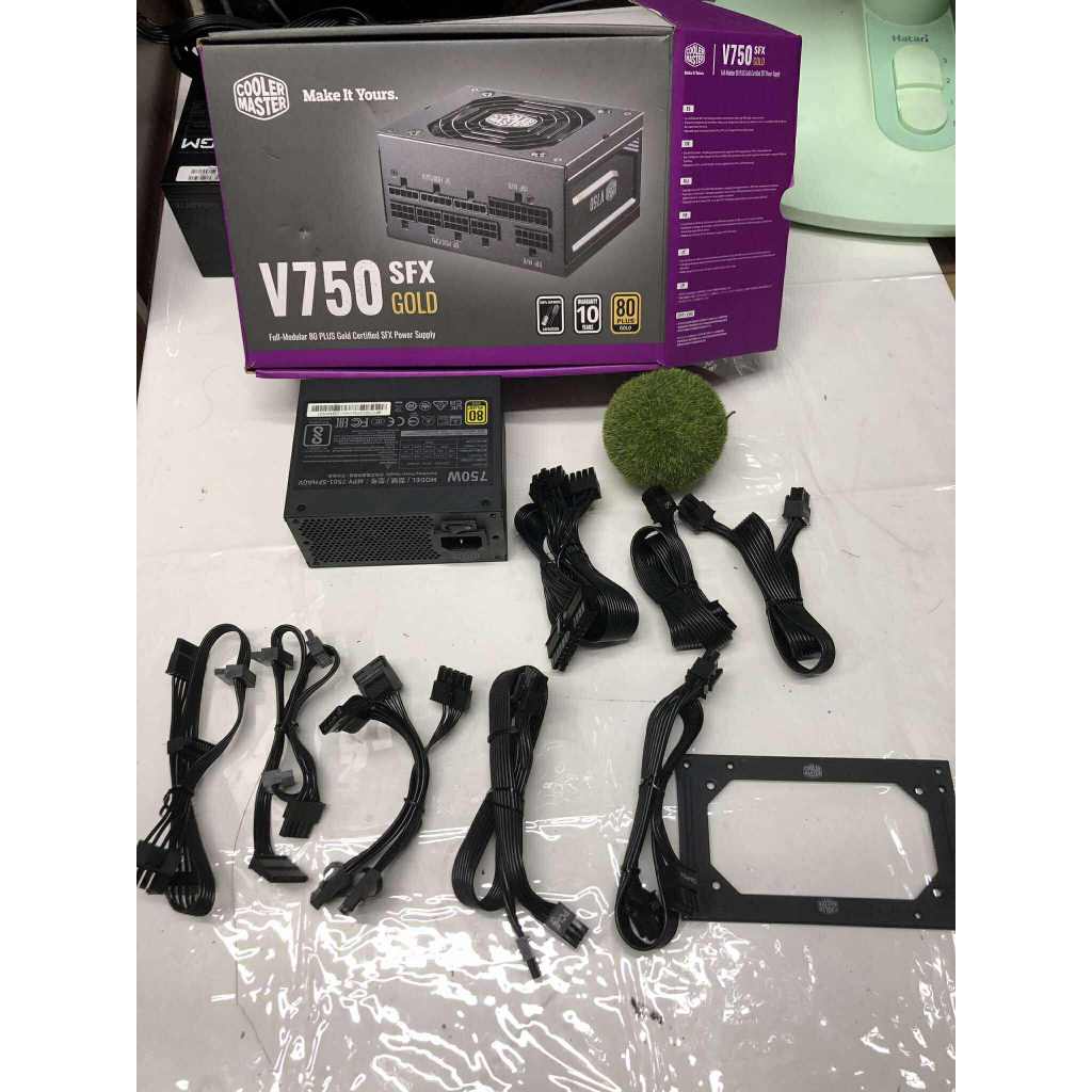 POWER SUPPLY (อุปกรณ์จ่ายไฟ) COOLER MASTER V750 SFX GOLD 750W 80 PLUS GOLD (SFX) ครบกล่อง ประกันร้าน