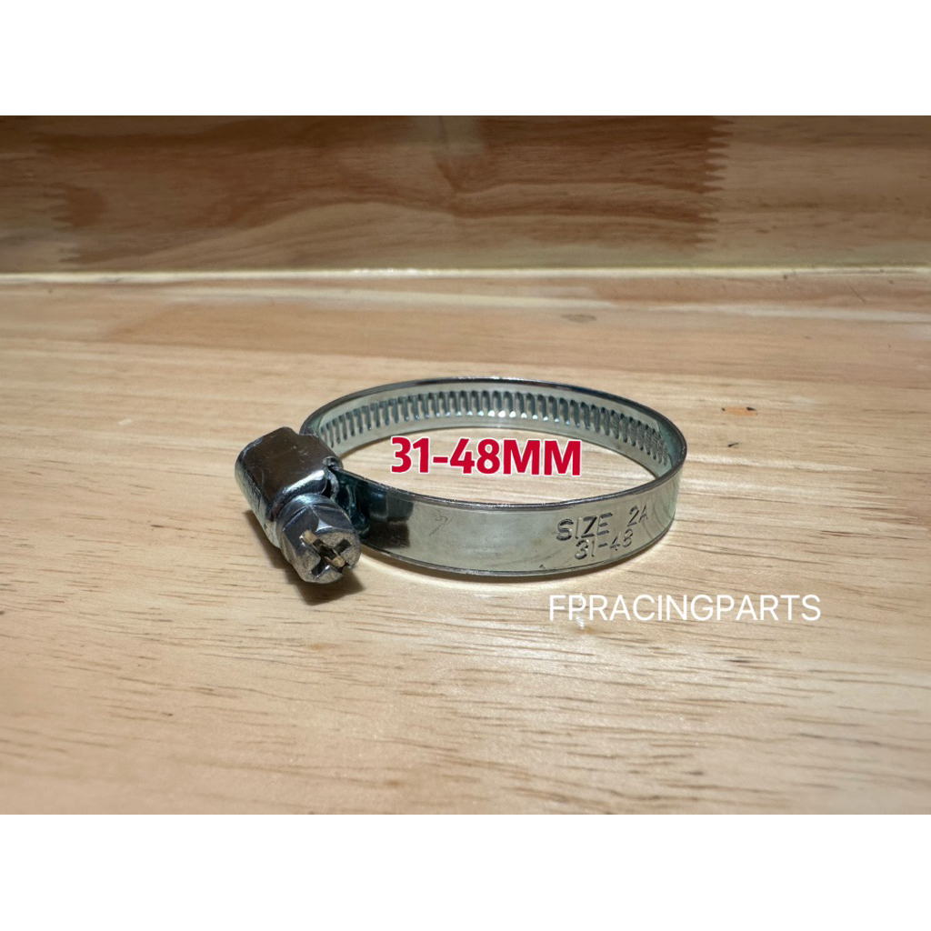 เข็มขัดรัดสายระบายไอ เข็มขัดรัดท่อ แคมป์รัดสายระบายไอ แคมป์รัดท่อ ขนาด 16 mm
