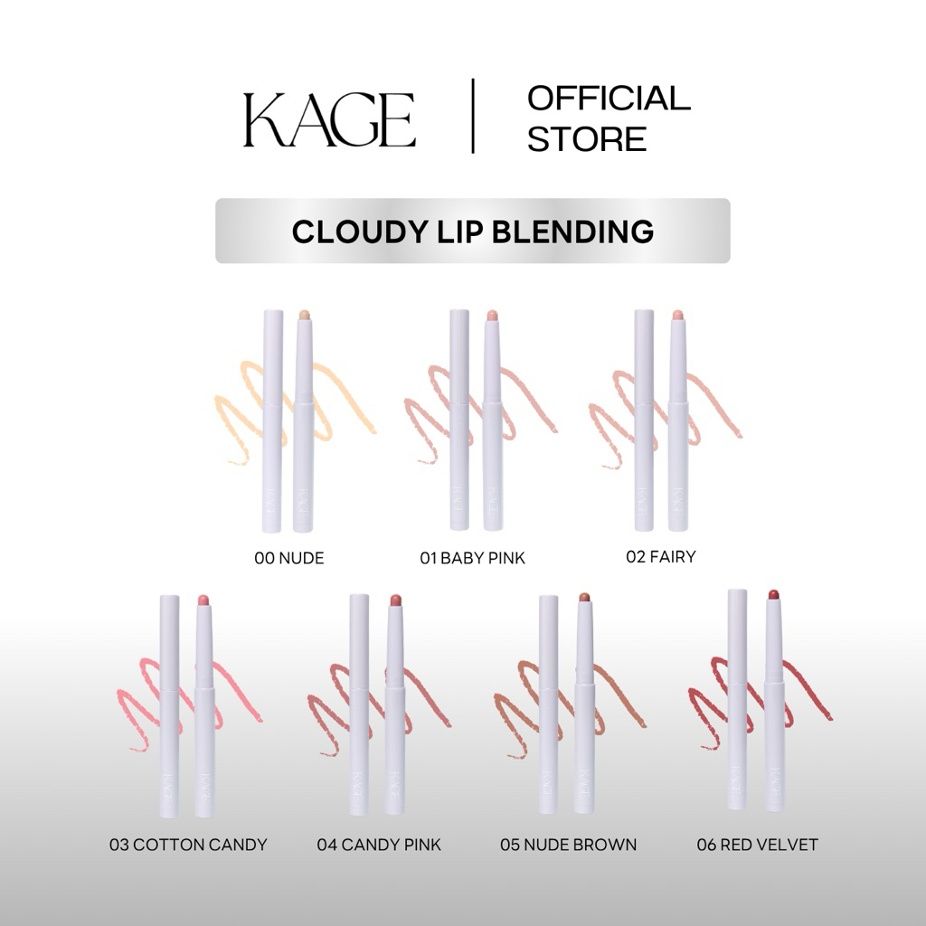 ลิปไลเนอร์ ลิปเลเยอร์ ลิปเบลอขอบปาก KAGE Cloudy blending lip