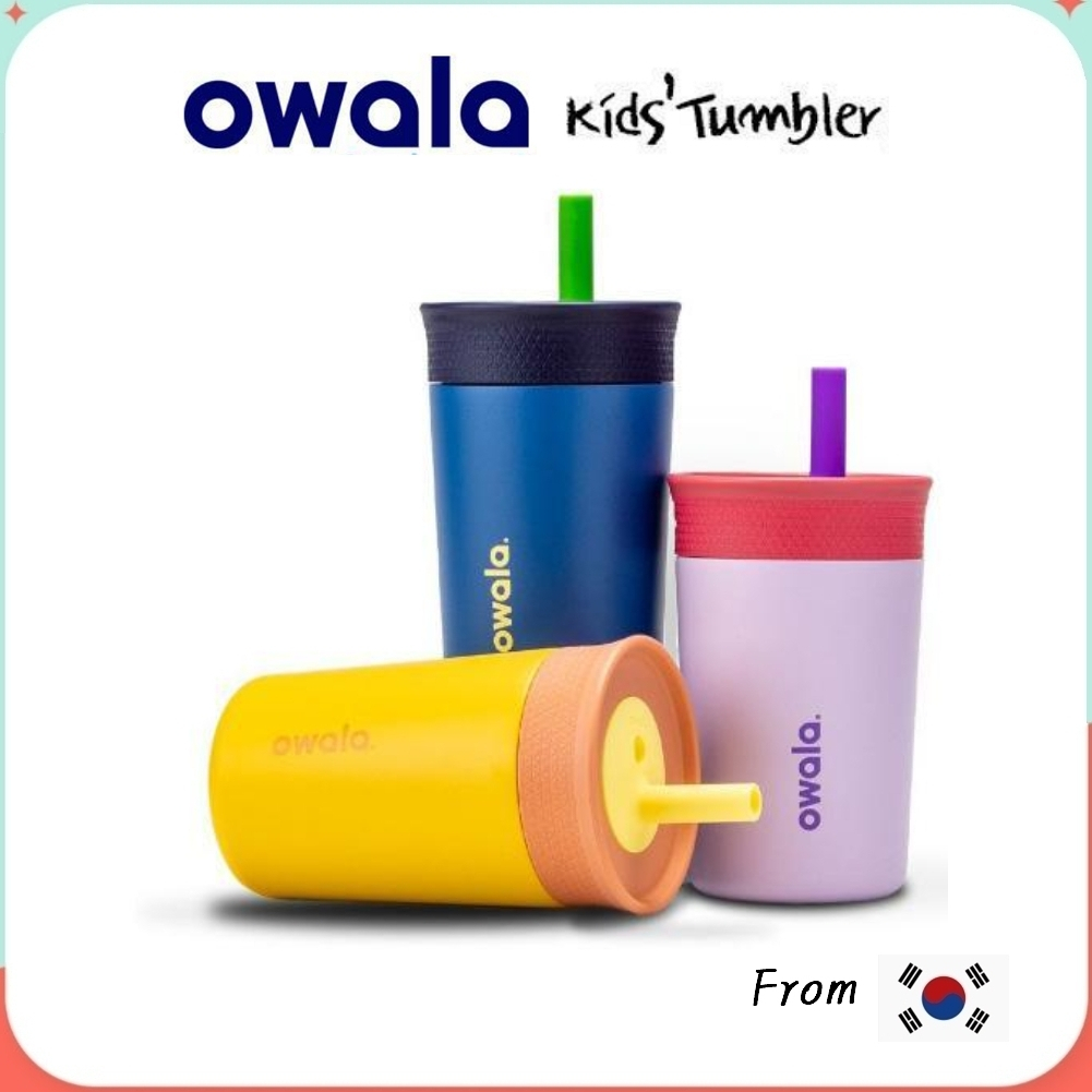 Owala Kid's Tumbler 355ml (Lilac Rocket, Home Base, Picnic, Reel Cool Fish, Turtley Awesome)