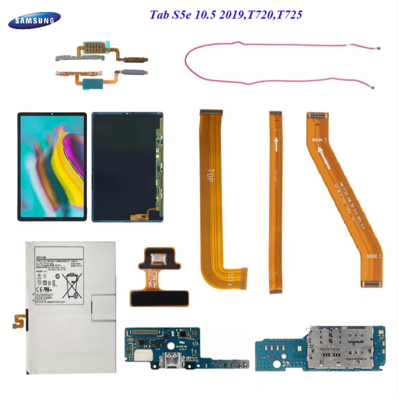 อะไหล่ Samsung Tab S5e 10.5 2019,T725,T720,T727/สายแพร/แบตเตอรี่ EB-BT725ABY