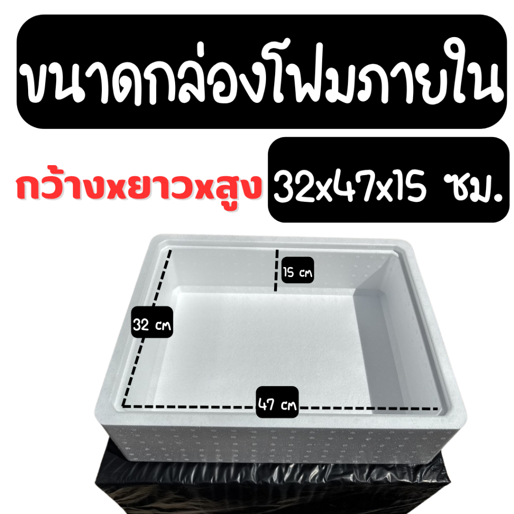 กล่องโฟมรุ่นหนาพิเศษ กล่องโฟมปลูกผัก (*ชุด 4 ใบ*) พร้อมถ้วยปลูก (*ครบช่อง*) และ ถุงรองกล่องโฟม รูปที่ 2