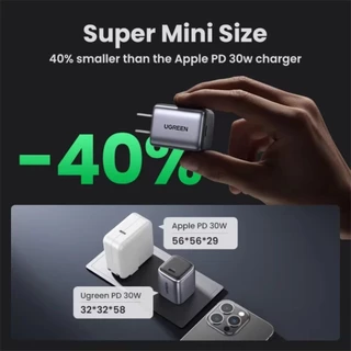 ของแท้💯 UGREEN GaN 30W USB C Fast Charger Foldable Adapter for iPad iPhone 17 16 15 14 Pro Max Samsung S25 S24 Ultra