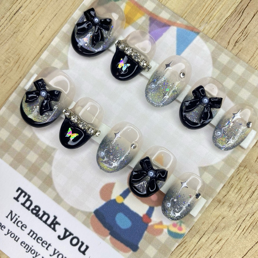 เล็บเจลสำเร็จรูป ‼️แถมฟรีกาวตะไบ‼️✨สินค้าถ่ายจากงานจริง✨