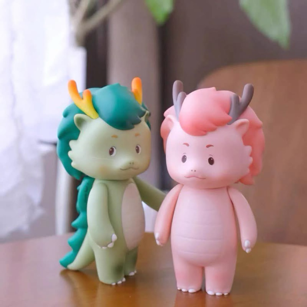 พร้อมส่งของสะสม 🐲💖 Planet Bear มังกรเขียว มังกรชมพู Juno The Loong “เลือกตัว”