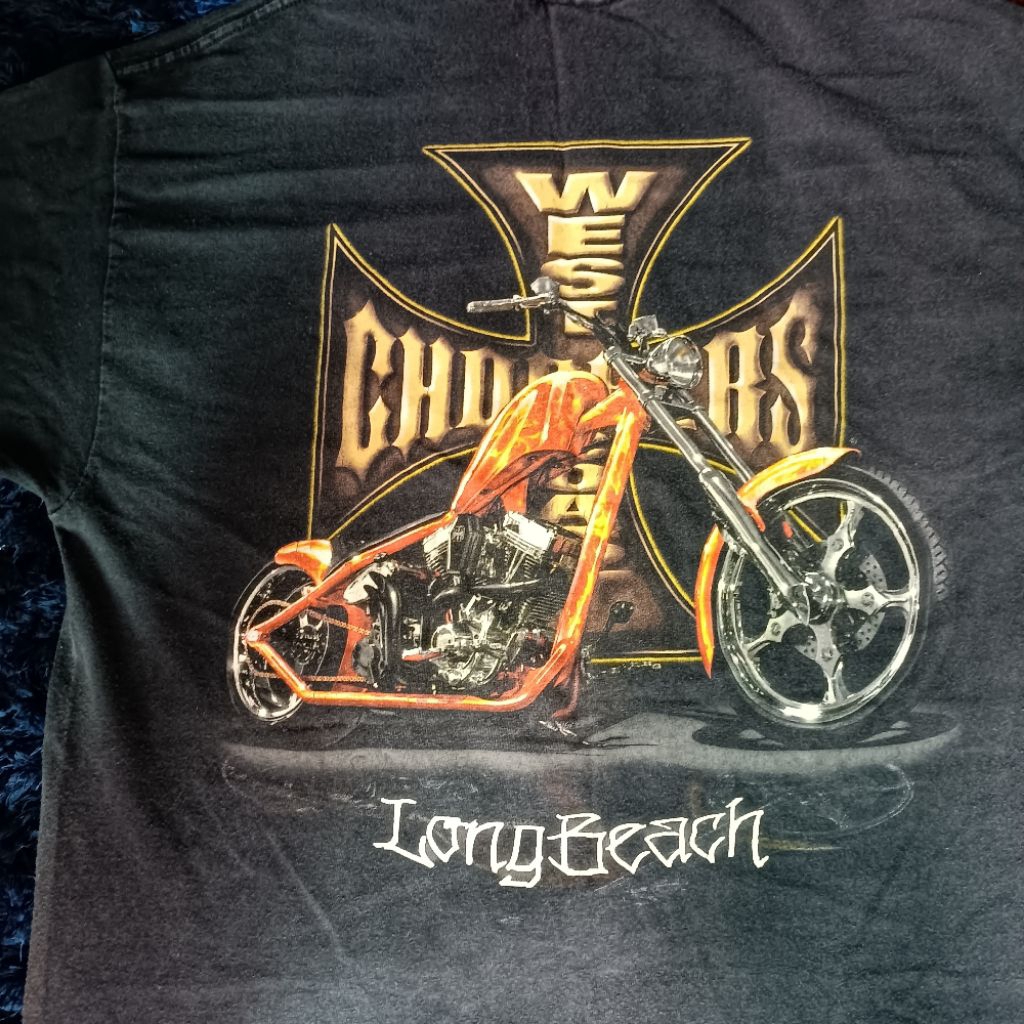 เสื้อยืด West Coast Chopper แขนสั้นขนาด: อก 21.5"(43)ยาว 29"