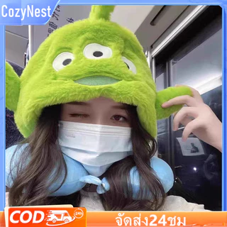 หมอนตุ๊กตาตัวไหญ หมอนรองคอพร้อมฮู้ด หมอนรองคอสำหรับเดินทางพร้อมหมวก หมอนรองคอรูปทรงU หมอนรองคอลายการ์ตูนลายเปียโน สติตช์