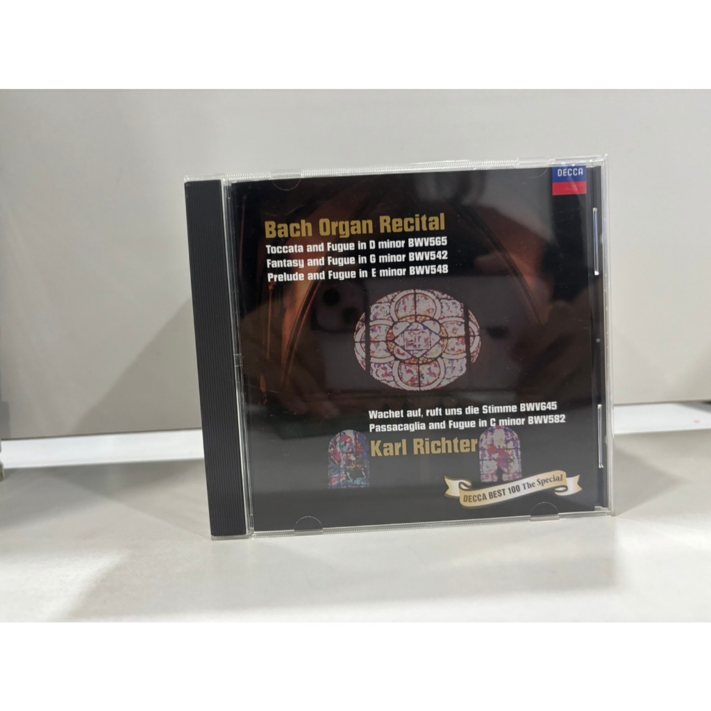 1 CD MUSIC  ซีดีเพลงสากล    BACH ORGAN RECITAL KARL RICHTER    (K3A2)