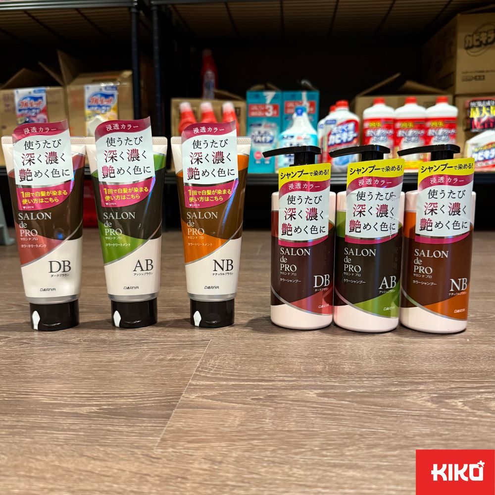 🫧Dariya SALON de PRO color shampoo แชมพูปิดผมขาวปกปิดผมขาว ผมหงอก บำรุงเส้นผม🎌