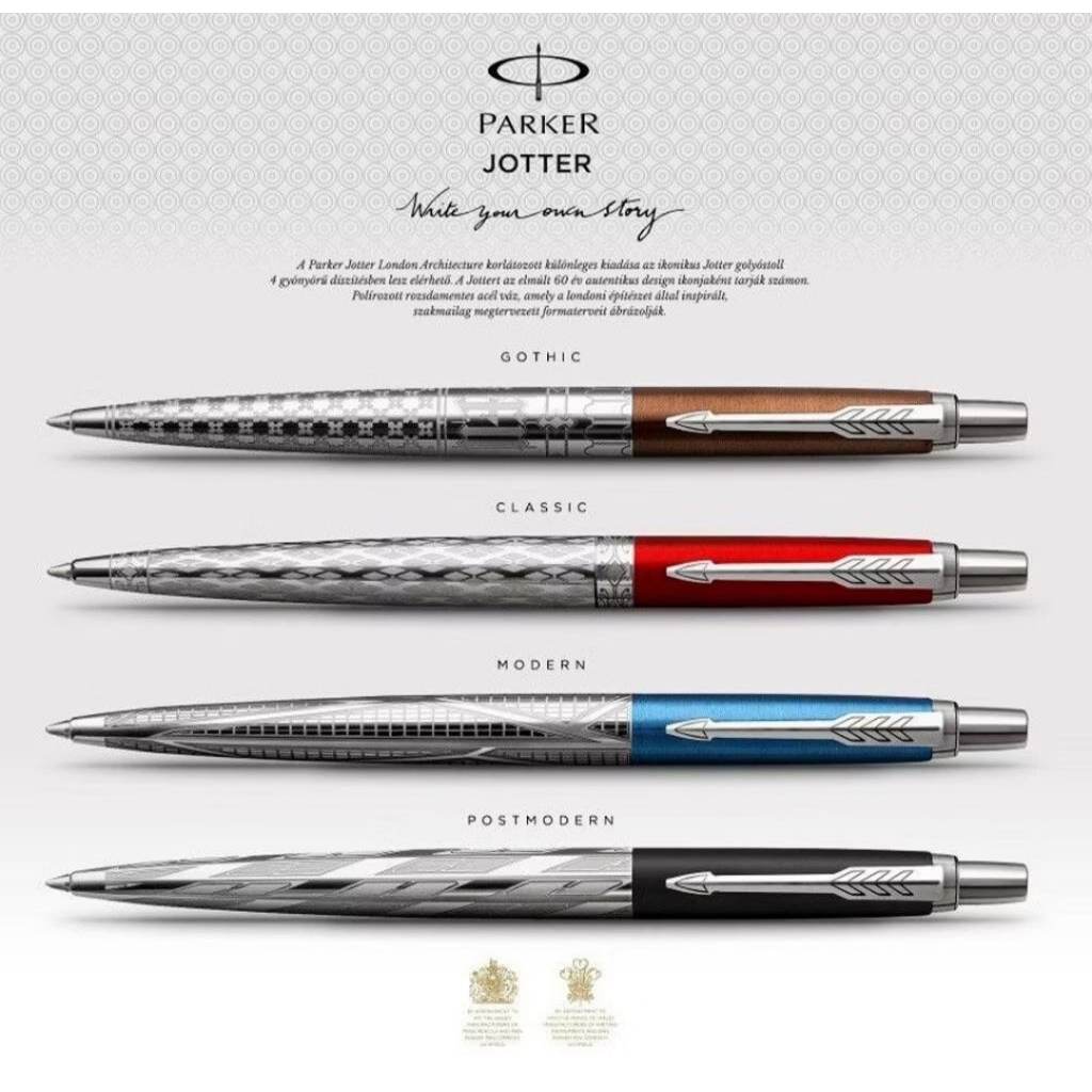 Parker Jotter London Architecture Ballpoint Pen #parker #ปากกาลูกลื่นปากกาลูกลื่น จอตเตอร์