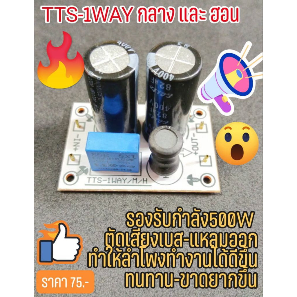 📢TTS-1WAY/M/H ⭕เป็น Network ราคาประหยัดใช้งานได้จริง ใช้กับเสียงกลางหรือฮอน
