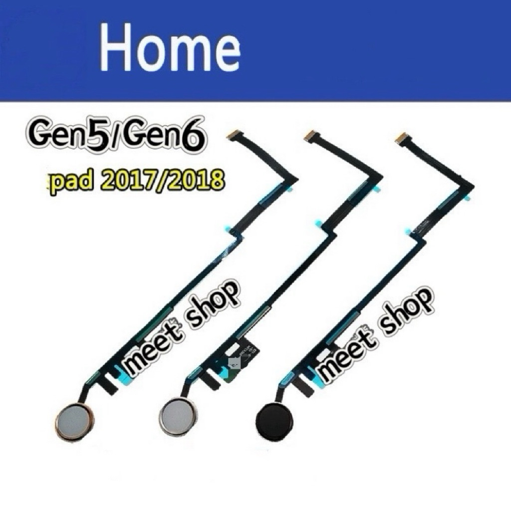 แพรปุ่มโฮม สำหรับ Gen7 10.2 (2019) gen8 gen9 pro9.7(2016)แพรโฮม Home Gen7 10.2 (2019) A2179,A2198,A2200 สินค้าพร้อมส่ง📌📌