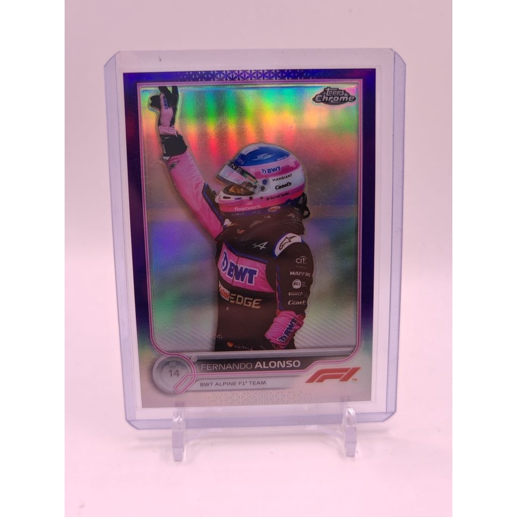 การ์ด f1 topps chrome 2022 fernando alonso