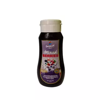 ไซรัปหญ้าหวาน สูตร KETO กลิ่นมิกซ์เบอร์รี่ ตราสีสรร ขนาด 320 ml.