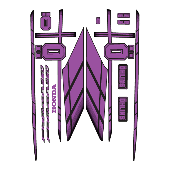 สติ๊กเกอร์แต่งรถลาย OHLINS  Honda Forza350 ล่าสุด ตรงรุ่น - รูปที่ 4